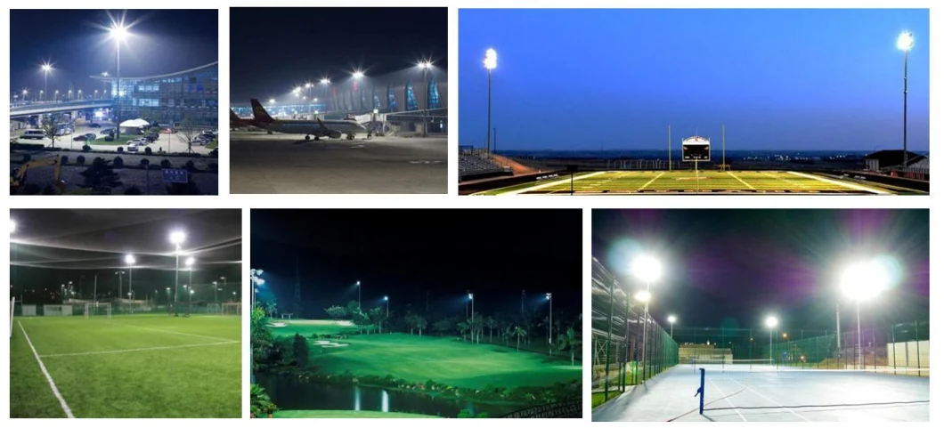 IP67 5 Years Warranty High Quality No Light Pollution Outdoor Waterproof 400W LED Flood Light for Arena Tennis Basebal Field Court Golf Course