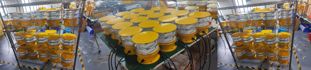 Đèn LED Phương tắc hàng không Photocell Die-Casting IP66Telecommunication Yellow Gas Oil Offshore Platform 7
