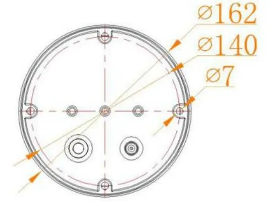 Đèn đèn lồng năng lượng mặt trời LED Marine Light Photocell Die-Casting GPS IP68 80m/S Máy tuabin gió Oil Offshore Platform 7