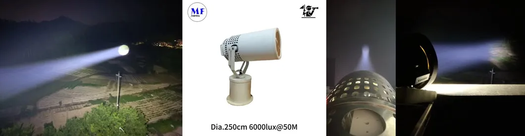 Đèn pha LED tìm kiếm 200W 300W IP66 Chống thấm nước Thép Chống ăn mòn 1000m 3000m Tàu biển Tàu thuyền Tìm kiếm từ xa Đèn pha cứu hộ 15