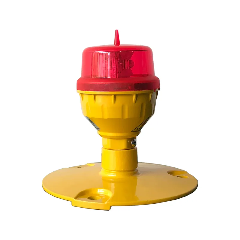 Đèn cản hàng không LED IP66 chống nước Đỏ Trắng hai đầu Ứng dụng tích hợp pin ảnh Đèn cản hàng không Đèn cảnh báo LED cường độ thấp 3