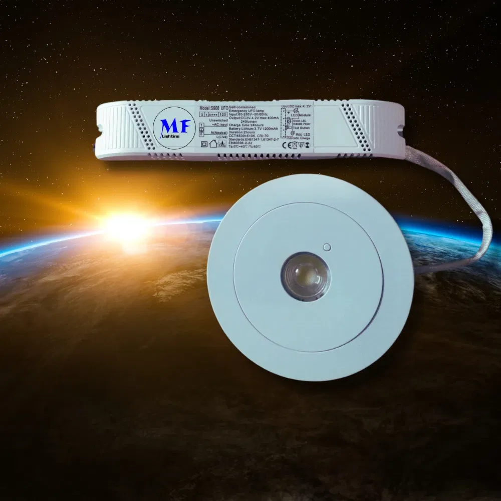 Ánh sáng xuống hoảng loạn thoát hiểm khẩn cấp Ánh sáng dấu hiệu ra ngoài 3h IP65 Ứng dụng mua sắm 2