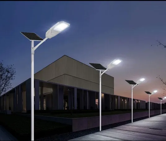 Đèn LED Mặt trời vườn đường phố Đèn tường nhôm Kiểm soát nước 200W IP65 Ik08 Đường đi công viên nhỏ gọn 12