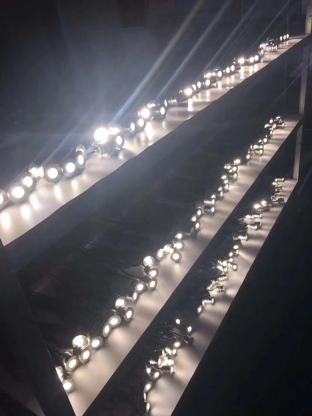 Đèn bước LED IP67 1W Bạc 95lm/W Bãi cao tốc Đường đi đường vườn Bãi cao tốc 3