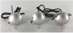 Đèn Bậc LED Bạc 3W 12V IP65 Lối Đi Vỉa Hè Hình Vuông Sân Vườn 0
