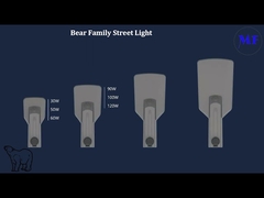 Đèn LED kết nối NEMA 165lm / w Đèn đường IP66 IK08 Chống nước