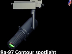 Đèn đường ray có hình dạng LED Spot 8W / 10W / 20W / 28W / 37W định hình / Zoom / Projection / Điều khiển thông minh