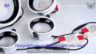 Giải pháp chiếu sáng thương mại đèn LED Downlight công suất cao 100W