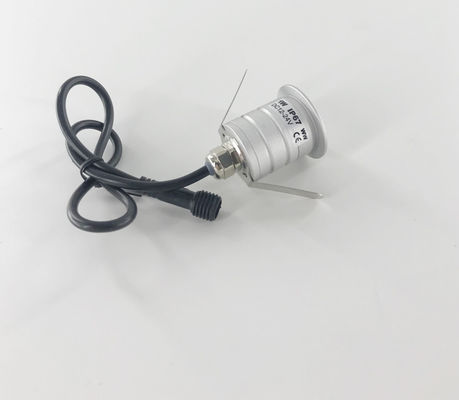 1W Outside Led Stair Night Lights Round Ring Tempered Glass Matte Cover / Lens