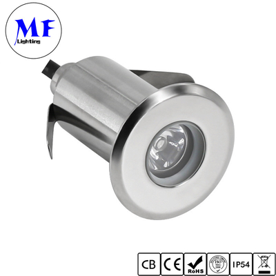 Factroty Price RGB 3W Underwater Inground Spot Light LED Lights Swimming Pool Light IP68 316SS Stainless Steel  Dia 52mm