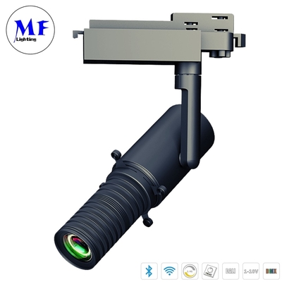 Advanced 20W LED Shapeable Track Light with Multi-layer Dry Damping Design and 20-36° Beam Angle Zoomable