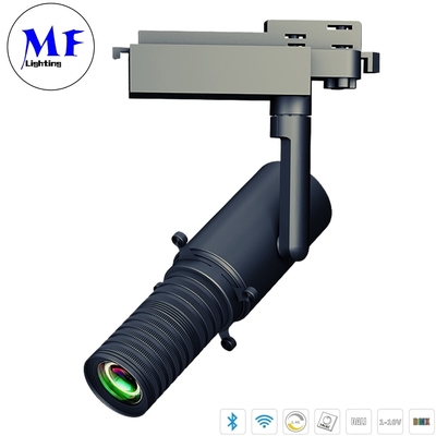 Advanced 20W LED Shapeable Track Light with Multi-layer Dry Damping Design and 20-36° Beam Angle Zoomable