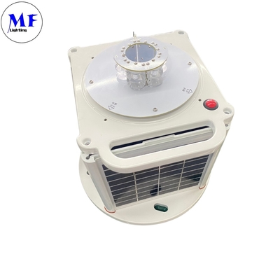 Solar Power LED Aviation Light With Red Green Yellow White Blue Flashing Navigation Marine Sea Boat Warning