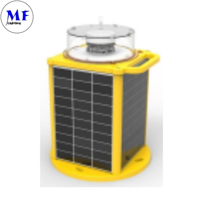 Solar Power LED Aviation Light With Red Green Yellow White Blue Flashing Navigation Marine Sea Boat Warning