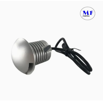 LED Step Light Silvery 3W 12V IP65 Pathway Walkway Squares Pavement Garden