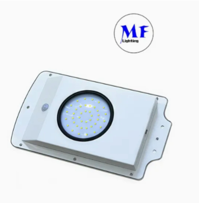 LED Solar Wall Light Modern Novel Smart Simple Lithium Battery Monocrystalline Black Solar IP66 Waterproof Die-Cast