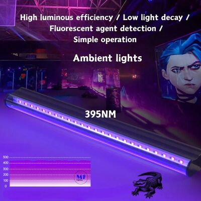 Factory Price 6W EU Us Standard Silvery Fluorescent Tube PC Alu. Hangable IP43 Bar Pub Club KTV Ambient Atmosphere Scenario LED UV Light Light