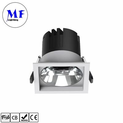 10W  CRI90 100lm/W LED Spot Downlight Triac /0-10V/Dali-2 Dimmable Beam angle 15°/24°/36°50° Optional Recessed Anti-glare Single head Spot LED Down light for Commercial Spaces