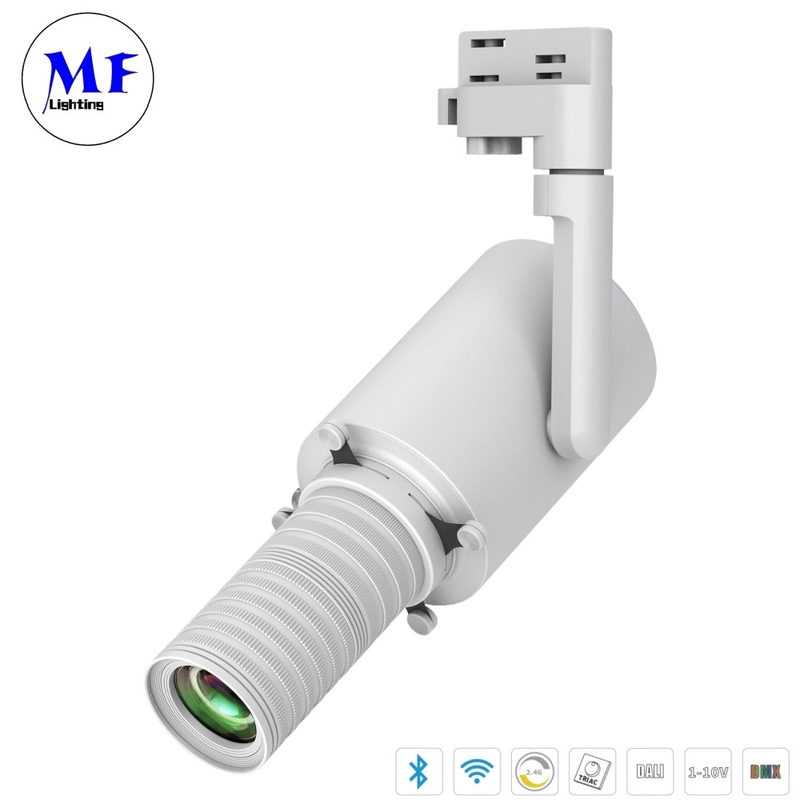 Variable Aperture Design 10W LED Track Light for 20-35° Beam Angle and Illumination