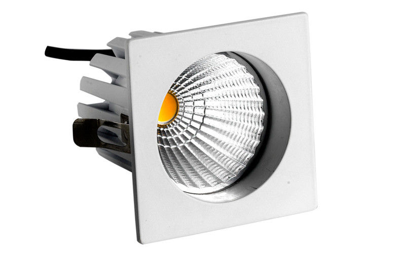 9W 45° Beam Angle Dimmable LED Down Lights With Edison Chip Sqaure 750LM CRI83