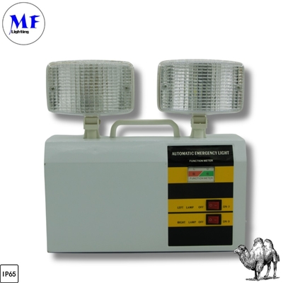 5 năm bảo hành 3 giờ thời gian pin IP65 chống cháy chống nước tường lắp đặt nhà máy kho khách sạn văn phòng màu trắng siêu sáng đèn LED đèn hiệu thoát hiểm khẩn cấp