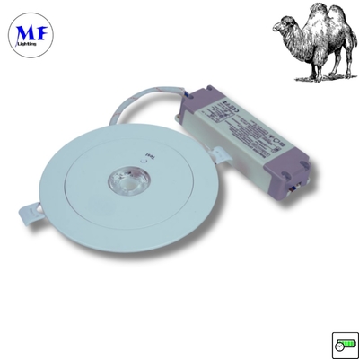 ABS PC IP43 Nội thất 3W đèn LED sạc lại dự phòng khẩn cấp Đèn xuống 3h Thời gian dài 230V đèn khẩn cấp LED cho nhà máy khách sạn văn phòng