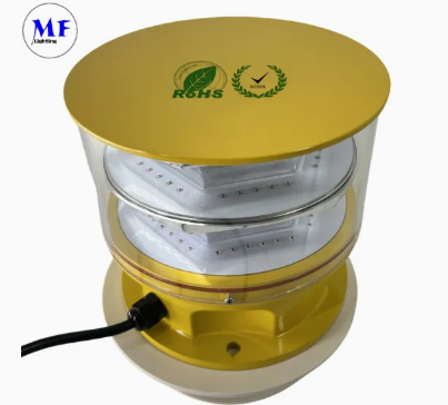 Đèn LED Phương tắc hàng không Photocell Die-Casting IP66Telecommunication Yellow Gas Oil Offshore Platform