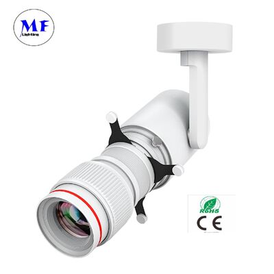 Đèn LED có hình dạng theo dõi Logo Gobo Projector Đèn Trắng Zoomable Dali Dim IP65 Ra97+ Phòng trưng bày nghệ thuật Bảo tàng