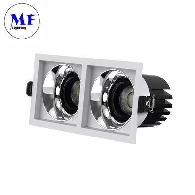 Đèn đèn LED hình vuông 7W10W12W15W, TRIAC/0-10V / DALI-2 có thể tắt, 100lm/W CRI90, AC100-277V, Đèn đèn LED chống chói
