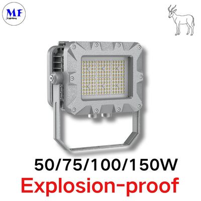 Đèn Floodlight LED Chống Nổ Nhôm Đúc Hợp Kim Chứng nhận ATEX IECEx Giá xuất xưởng cho Nhà máy Hóa chất Dầu khí LNG, Mỏ, Nền tảng Hàng hải, Tàu Biển