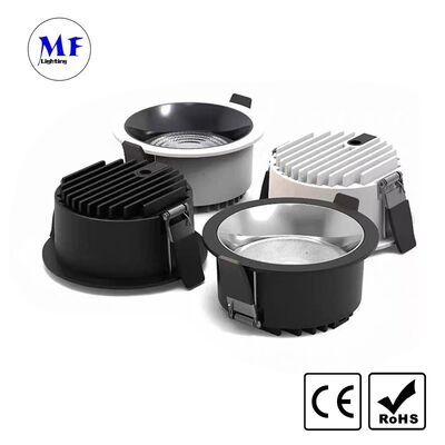 Đèn LED âm trần giá xuất xưởng UGR<19 chống chói văn phòng có thể điều chỉnh CCT, có thể điều chỉnh độ sáng DALI Tuya Zigbee đèn trần thương mại bằng nhôm đúc IP20 Ra90+