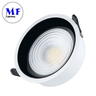 Ánh sáng trần chống chói sáng SMD LED Downlight 7W10W18W30W50W100W,120° Beam, TRIAC/0-10V/DALI-2 Dimmable, 160LM/W CRI90, Bảo hành 5 năm