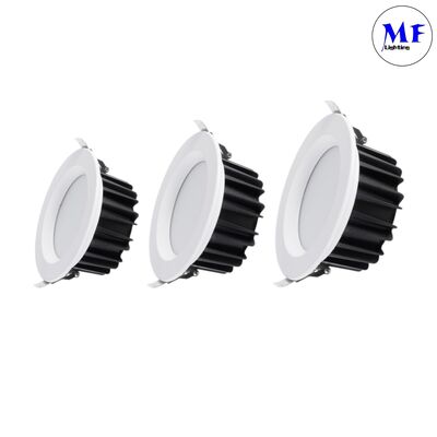 IP40 SMD Downlight 5W / 7W / 10W / 12W / 15W / 20W / 25W / 30W / 35W / 40W / 45W / 50W Điện năng CCT thông minh Đem năng lượng điều chỉnh Smart Triac Dali 0-10V Đèn LED nhôm nhét