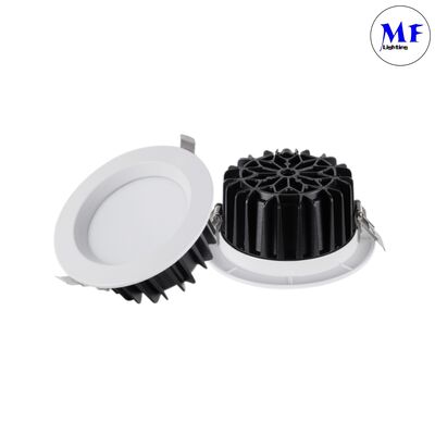 Đèn âm trần LED thông minh có thể điều chỉnh CCT, có thể làm mờ, công suất cao 5W/7W/10W/12W/15W/20W/25W/30W/35W/40W/45W/50W bằng nhôm, IP40, dùng trong khách sạn
