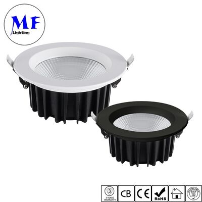 50W Lực lượng cao COB Đèn LED Đèn dưới 100LM / W Đèn tắt IP40 CCT trong nhà Đèn dưới trần có thể điều chỉnh chống chói cho ánh sáng thương mại
