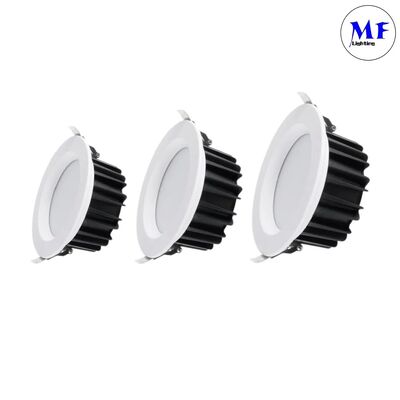 IP40 SMD Downlight 5W / 7W / 10W / 12W / 15W / 20W / 25W / 30W / 35W / 40W / 45W / 50W Điện năng CCT thông minh Đem năng lượng điều chỉnh Smart Triac Dali 0-10V Đèn LED nhôm nhét