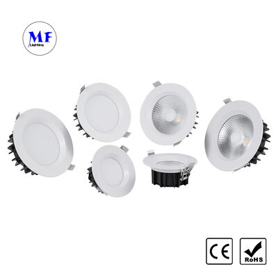 Giá xuất xưởng Đèn âm trần LED SMD IP40, có thể điều chỉnh độ sáng Triac 0-10V Dali Dali-2 Dt6 Dt8, Điều khiển thông minh Zigbee Tuya WiFi, Đèn âm trần trong nhà cho văn phòng