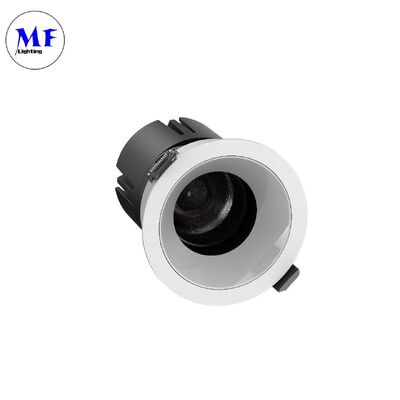Đèn LED âm trần ETL chống chói COB Chip 15°/24°/36°/55° Góc chùm 110-120LM/W Lumen cao Đèn âm trần có thể nghiêng 5CCT