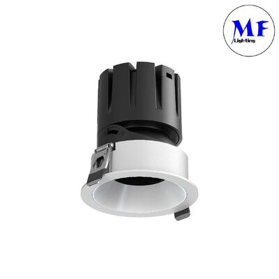 Đèn LED âm trần Lumen cao sáng, điều khiển thông minh 0-10V Dali Dip CCT, công suất điều chỉnh 7W 10W 12W 15W 25W, chiếu sáng trong nhà, khách sạn, nhôm
