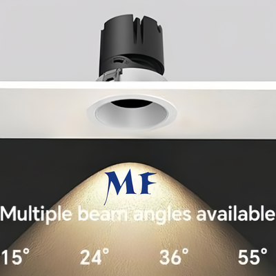 Đèn LED Spotlight Âm Trần Tròn Chống Chói 10W 20W 25W 120lm/W EIK07 Trình điều khiển ETL 5 CCT Điều chỉnh Dali Dim COB