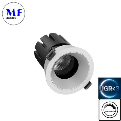 7W đèn LED UGR<3 Phòng chói Động viên ETL có thể giảm độ sáng DIP 5CCT Điều chỉnh 100LM / W High Lumens cho phòng tắm Công nghiệp bán lẻ Không gian thương mại